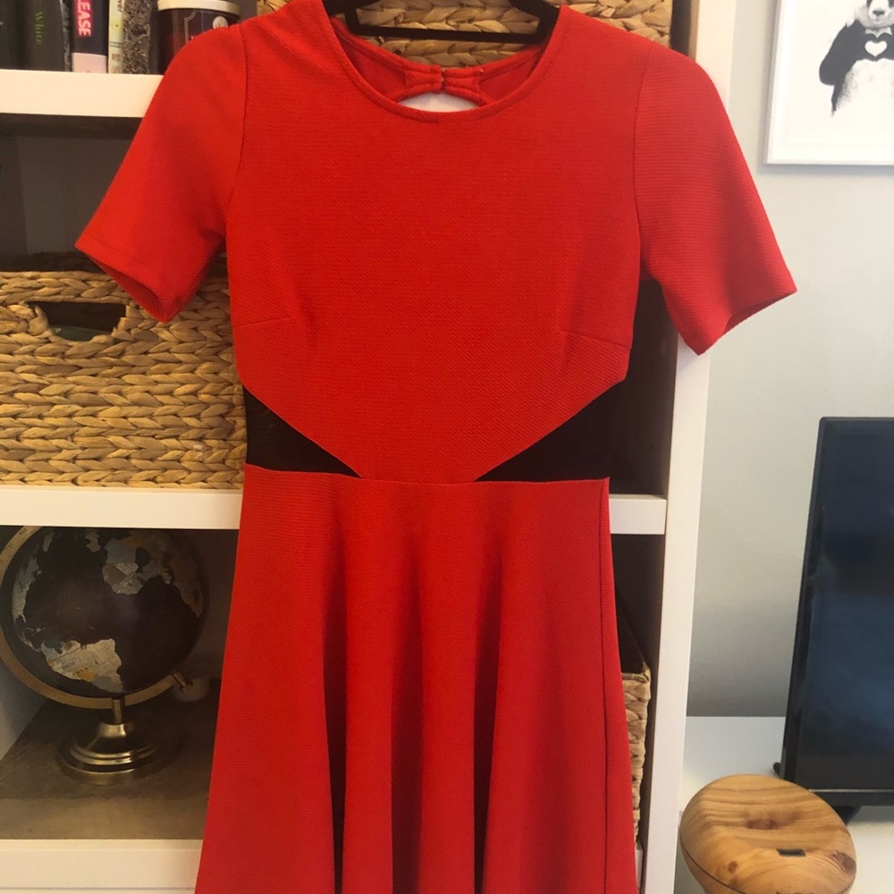 Red Skater Dress